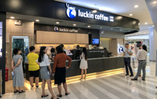 luckin coffee filiaal in Beijing